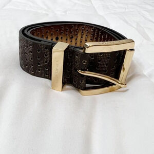 Michael Kors Signature Print Belt